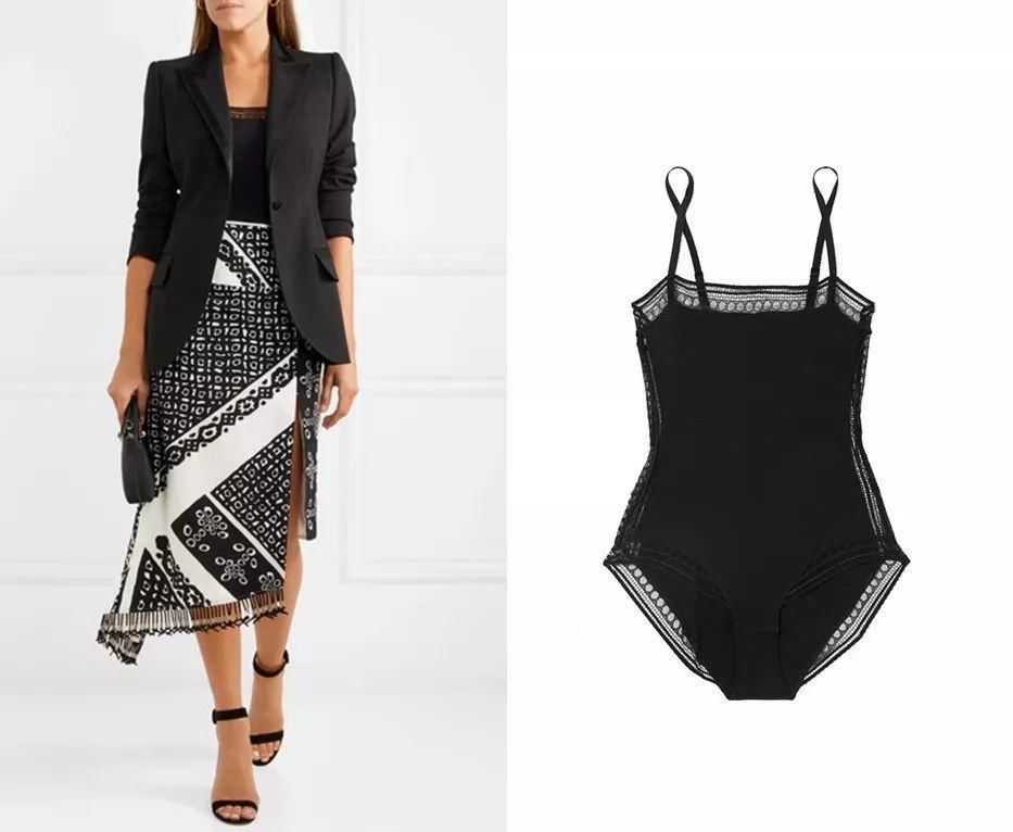 我真的不怕麻烦，谁叫这件“泳衣”一样的Bodysuit太时髦~