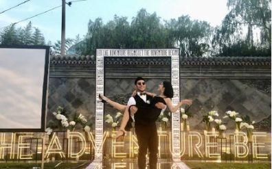  赵奕欢@女神官宣恋情了，男友曾是徐佳莹前任，网友纷纷送祝福