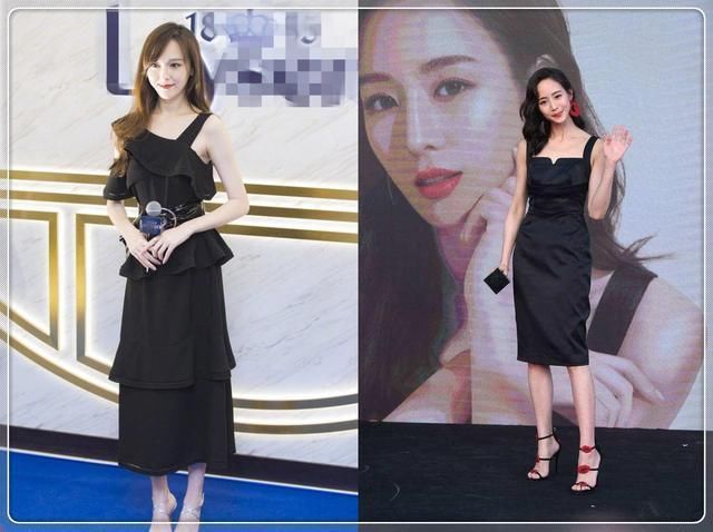 一直以为穿黑裙的唐嫣是最美的，可看到张钧甯后，我瞬间转变了