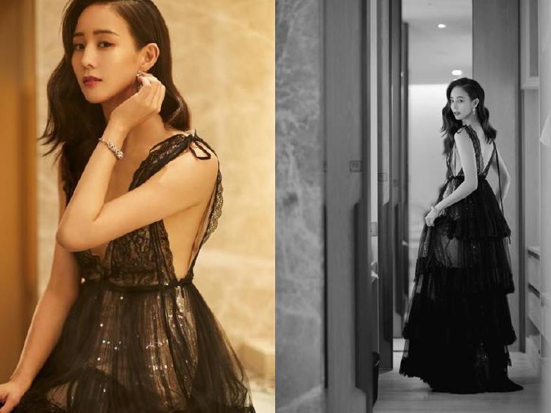 张钧甯真会穿, 交叉露肩上衣配阔腿裤, 造型风格越来越百变!