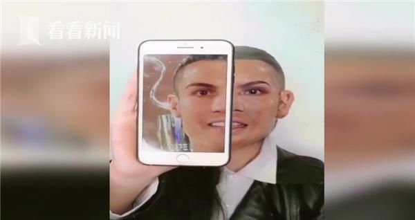 这位女生化仿妆直播走红 被调侃＂没鹿晗皮肤好＂