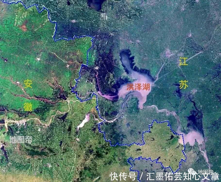 洪泽湖在江苏安徽边界，为何被江苏独占？