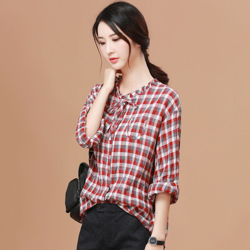 秋老虎的天气，老妈跑断腿才买到这棉麻装，清爽又不闷，太值了