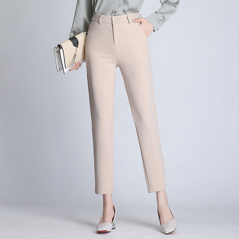 你和完美的腿型之间，只缺一条烟管裤!腿型不好，腿不直就穿它