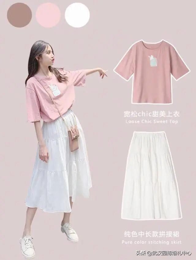 「夸张」小清新校园风穿搭:少女感满分,简约风文艺时尚不夸张