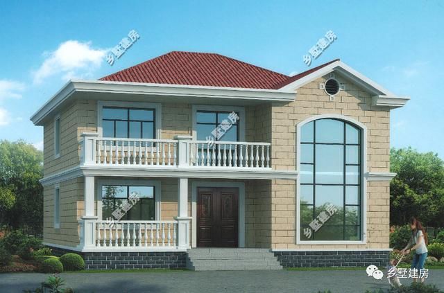 4款农村别墅，一套比一套实用，最后一套经济适用款17万!