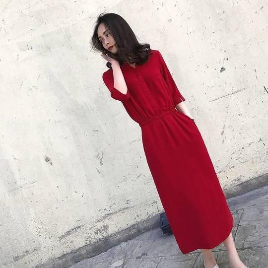 这种连衣裙上身才知道有多美！气场满满，嫩上添嫩，清凉又惬意