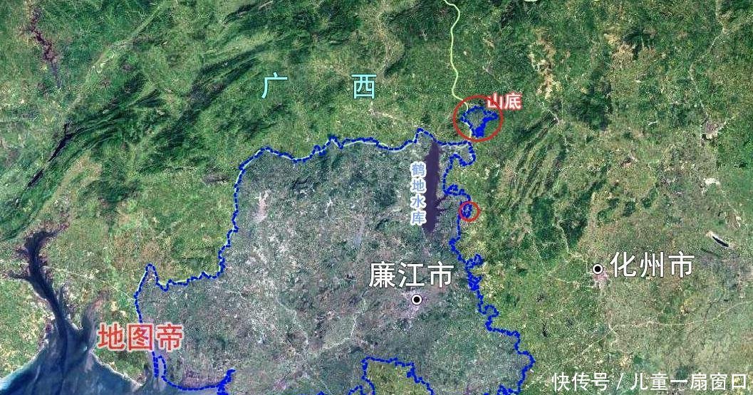  #廉江市#广东廉江在茂名有块飞地，为何不就近划给茂名