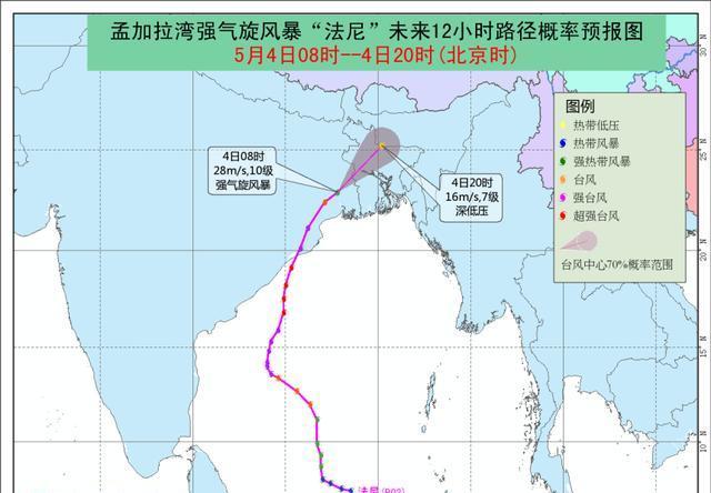 25公里/时，特强气旋风暴“法尼”即将登陆孟加拉国，250万人撤离