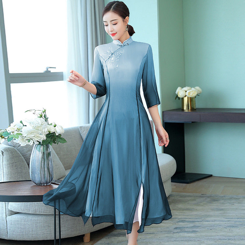 新发现一种女装:“改良旗袍装”，穿过的人都说显高又洋气