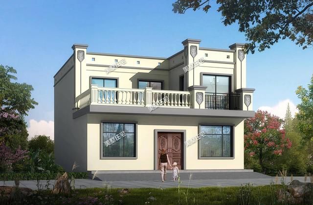 8套二层农村别墅，造价仅25万，款款亮眼