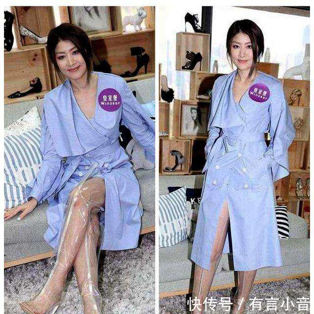 钟丽缇为赶时髦, 透明鞋里穿网袜, 邓文迪光着双脚轻松秒杀!