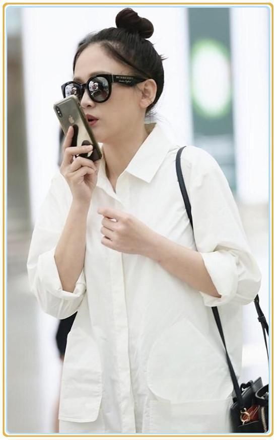 同样是裙子里套牛仔裤:陈乔恩时髦到飞起，张钧宁却穿成孕妇装!