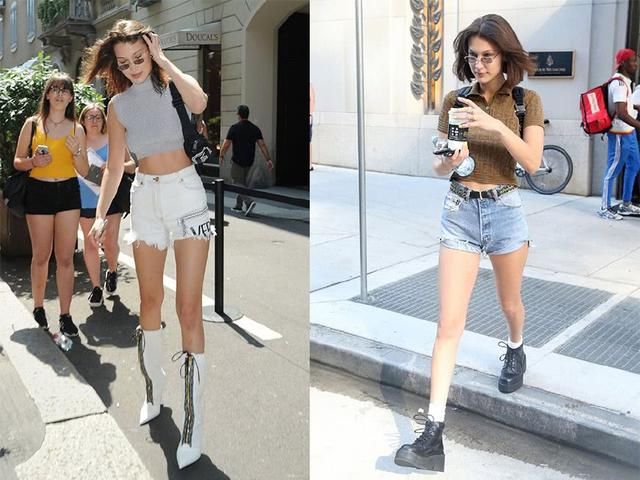 Bella秀小蛮腰，Gigi秀大长腿，网友：难怪只有姐姐是超模！