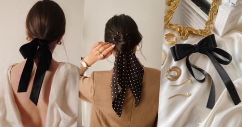  #点复古#巴黎女子最爱发型公开！用丝巾缎带绑出迷人的法式少女风