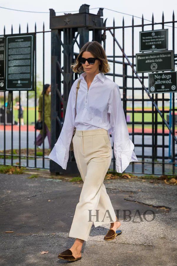 时髦百搭+永不过时!一件白衬衫解锁你的秋季穿搭!