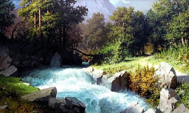 【醉在画中】俄罗斯画家米哈伊尔.费多罗夫风景油画