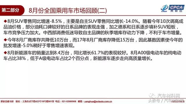 2018年8月国内乘用车销量排名及9月市场预测
