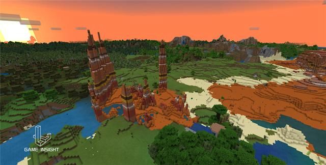 我的世界：MC四大罕见地形，玩家在人类地球上找到了原型？