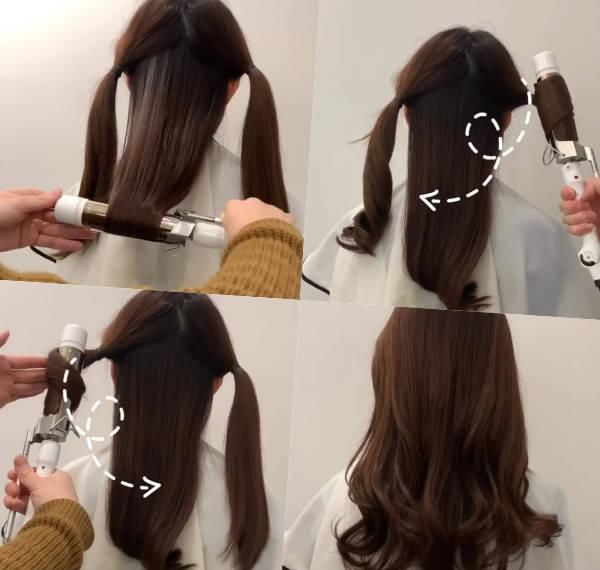  韩系溫■睡过度也可以美美哒外出！知性优雅韩系溫柔卷头发方法公布，三分钟就可以进行