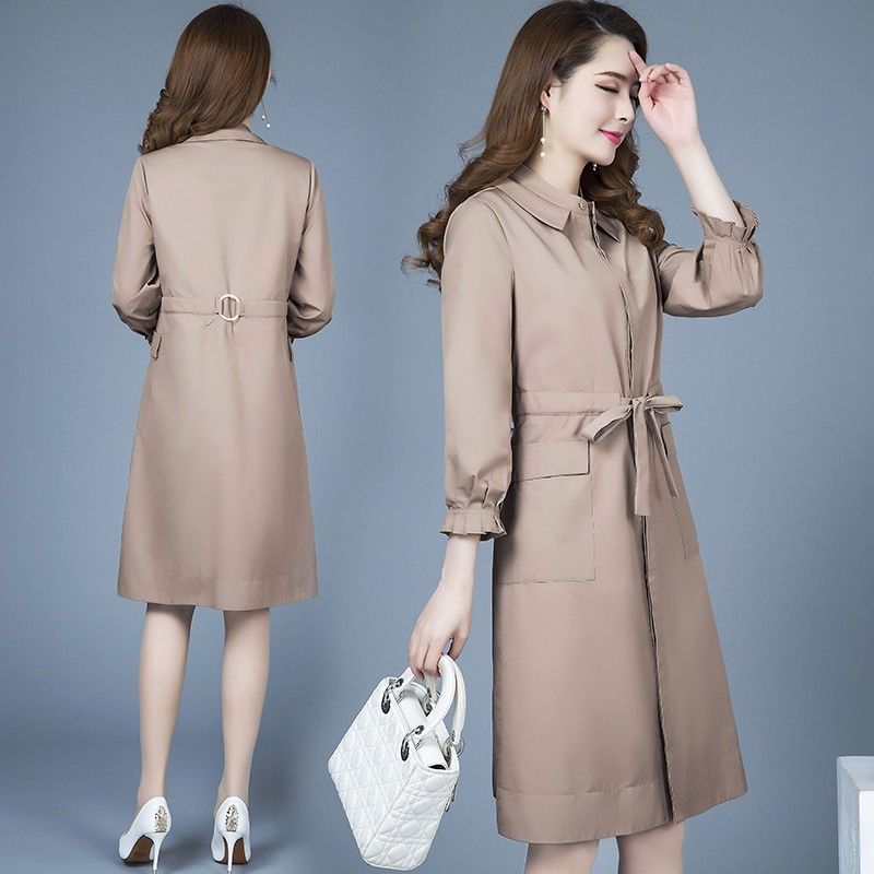 女人中秋若想倍有面，别穿裙!穿中长风衣+萝卜裤，美的无法无天