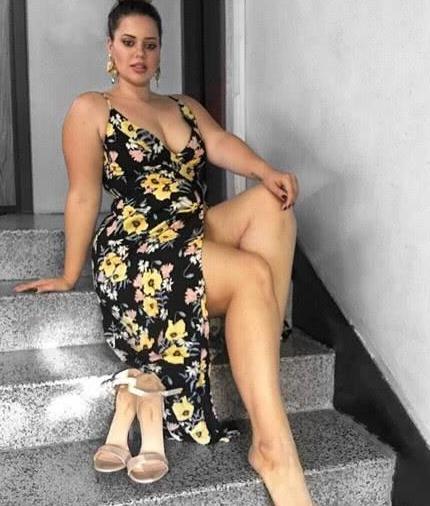 美国大码肥模重达185，一身肥肉均匀分布，丰盈体态圈粉无数！