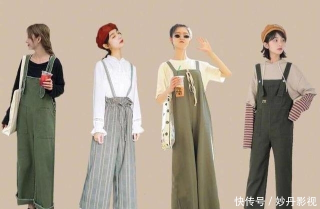  #搭配#初恋背带裤有多美？2种不同风格36套搭配，优雅和甜美，够你借鉴