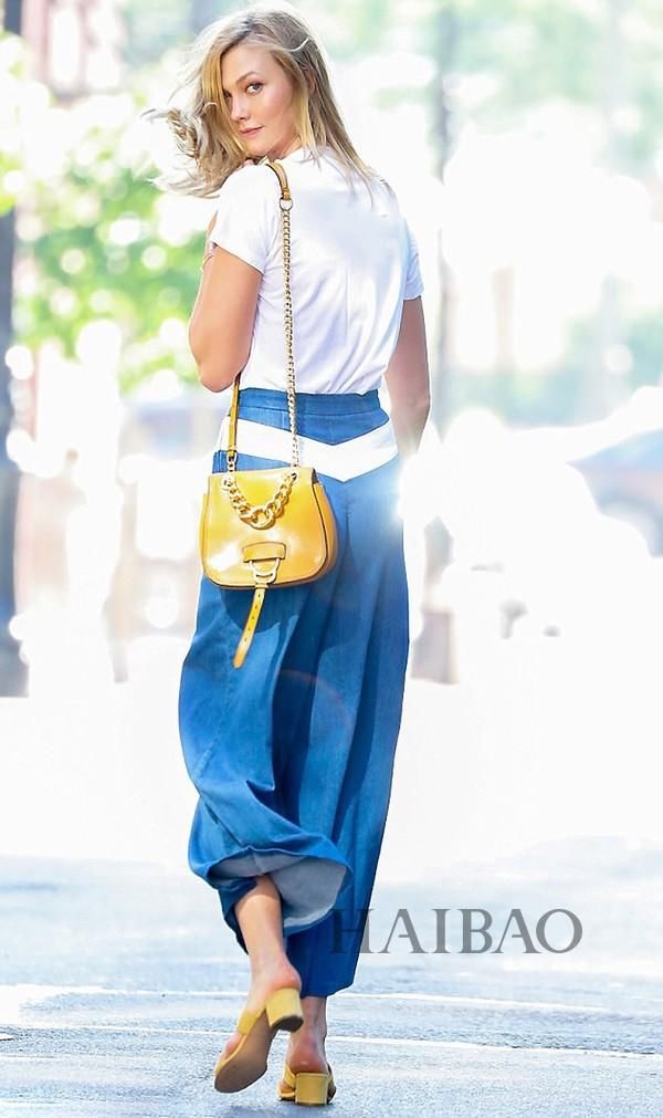 这个夏天来点“颜色”瞧瞧！白色上衣+缤纷下装的三种穿搭方式：