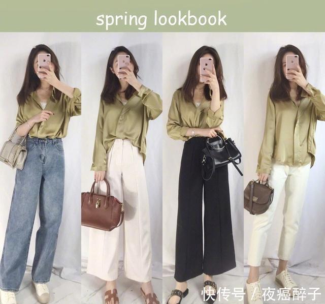  【春天】春天通勤装要怎么穿？24套简单舒适的通勤搭配，都是春天的颜色～