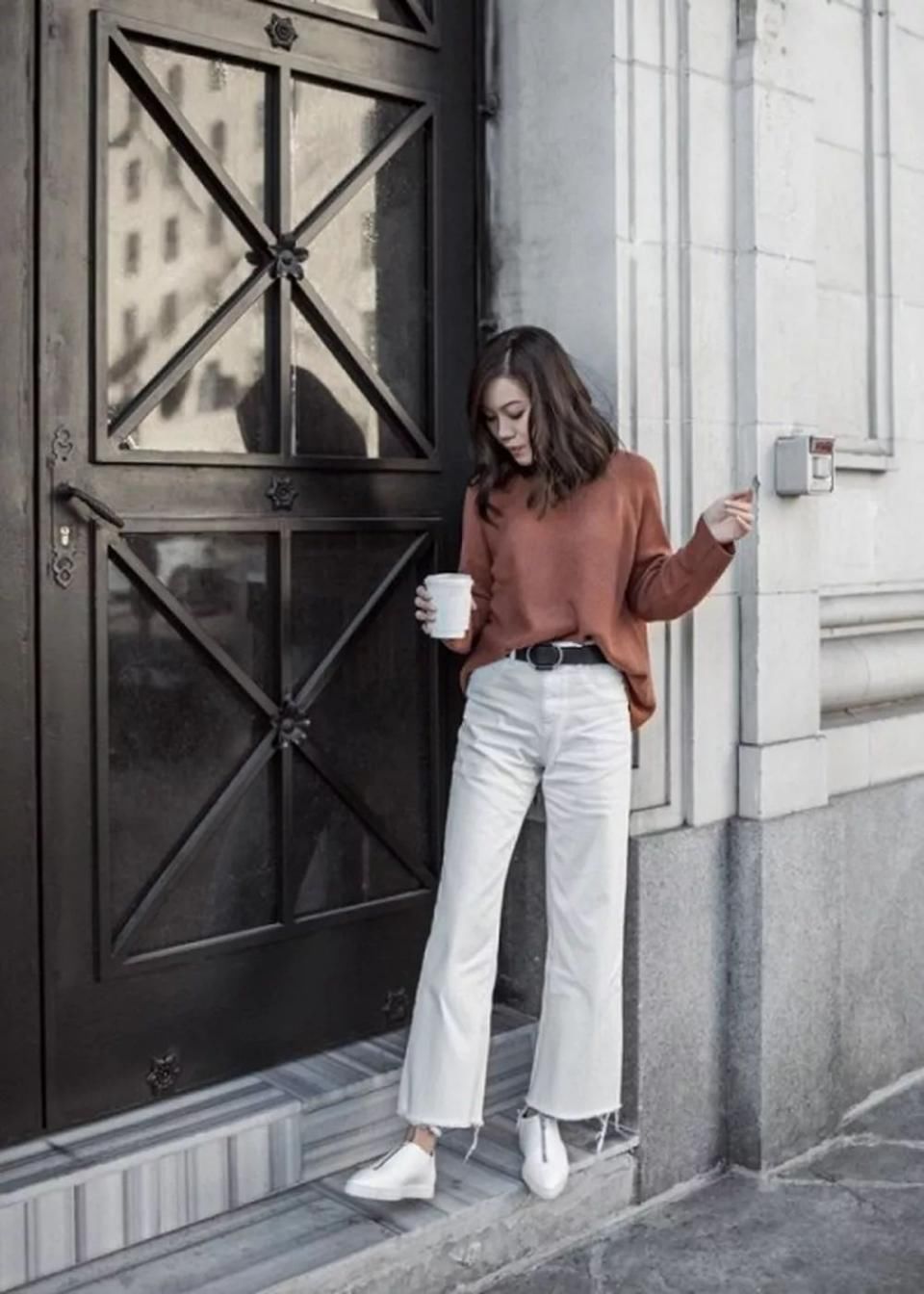 九分裤+运动鞋，才是入秋最潮搭配!!!