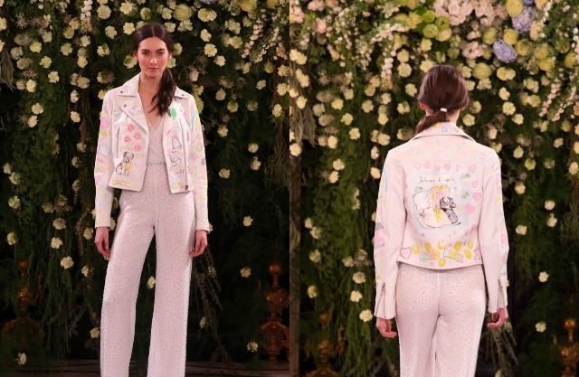  【蓝色】Jenny Packham2019高级定制婚纱礼服，春天小精灵繁花似锦为伴，英式风格