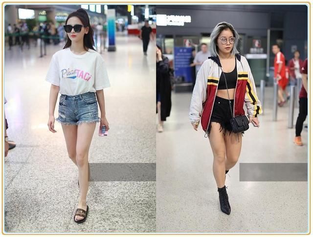 看了杨超越的短裤，再看王菊，网友：辣妹和软妹差距一目了然！