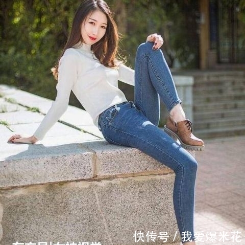  优雅■颜值满分的牛仔裤美女，穿出时尚女神范儿！