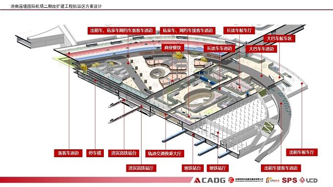  [设计方案]济南遥墙国际机场二期改扩建工程航站区规划设计方案公布