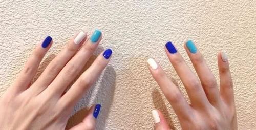  蓝色：6款春季美甲新款大盘点，每一款都超级美，种草了！