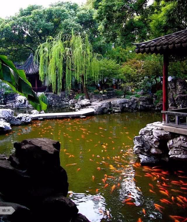  【设计】12个中式“花园庭院”设计，种草养花，逗鱼赏月，雅趣！
