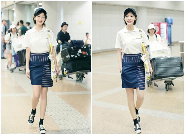 今年流行的polo衫怎么穿，张俪实力演绎高段位穿法，满屏的青春感