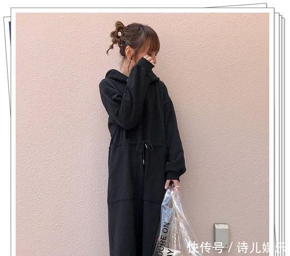 「春季造型」长款纯色连衣裙的春季穿搭look,新鲜的时尚日系风看你喜欢不