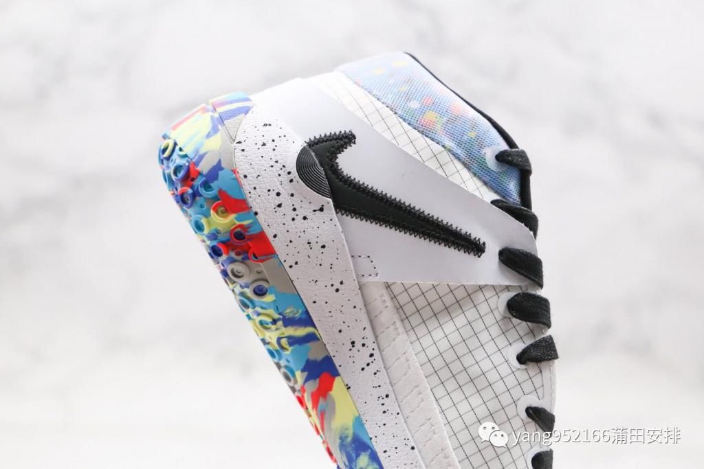  「Nike」耐克Nike KD13 EP杜兰特13代篮球鞋白彩虹配色