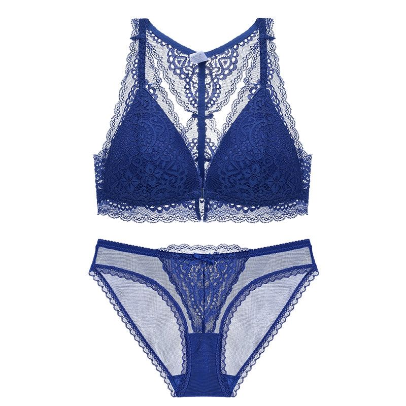 蕾丝无钢圈前扣式文胸，轻薄排汗、穿脱方便，会得女生都穿这样