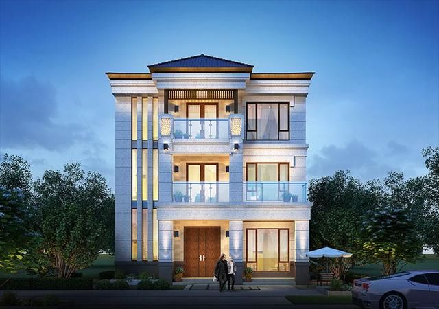 农村盖房也不落后，3栋农村现代别墅，紧跟时尚潮流