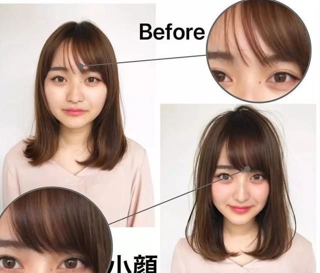  #女人#日本小姐姐的“刘海小脸术”走红ins：有刘海的女人，原来这么美