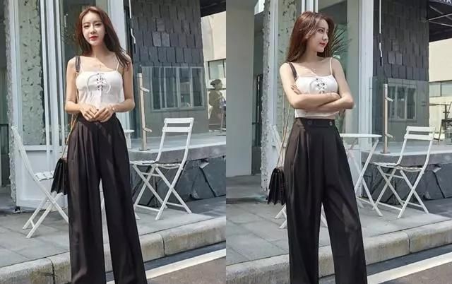  #设计#阔腿裤搭开衫,如何搭出小清新的感觉?