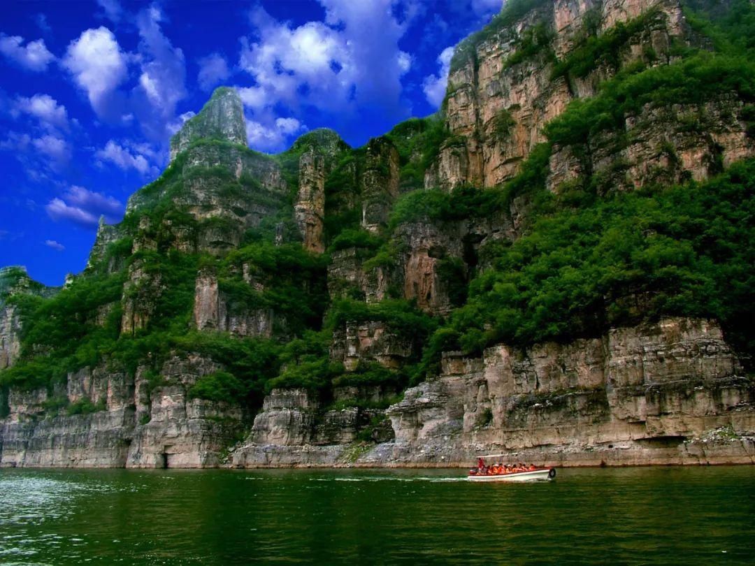 #山水画#山水画卷图——易水湖