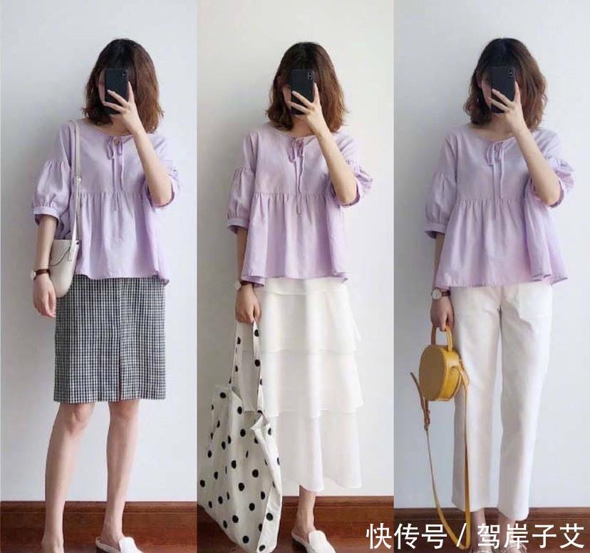 实用:简约清爽的初夏穿搭,一衣多穿时髦不重复,舒适实用还很减龄