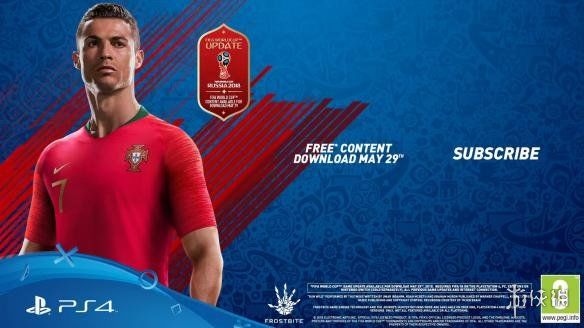 EA宣布将为《FIFA18》免费配信 2018世界杯