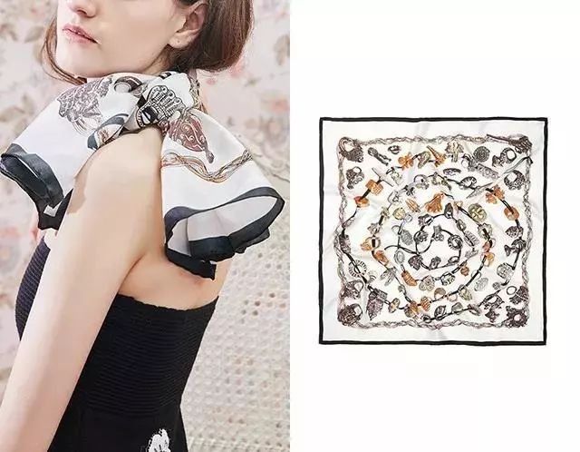 一条丝巾，拯救你无聊的穿搭