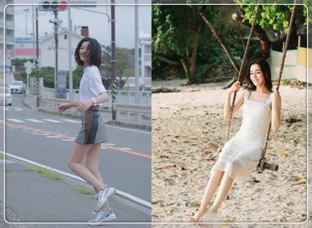看了刘雯的旅行照，再看迪丽热巴，网友：这就是少女和仙女的差距