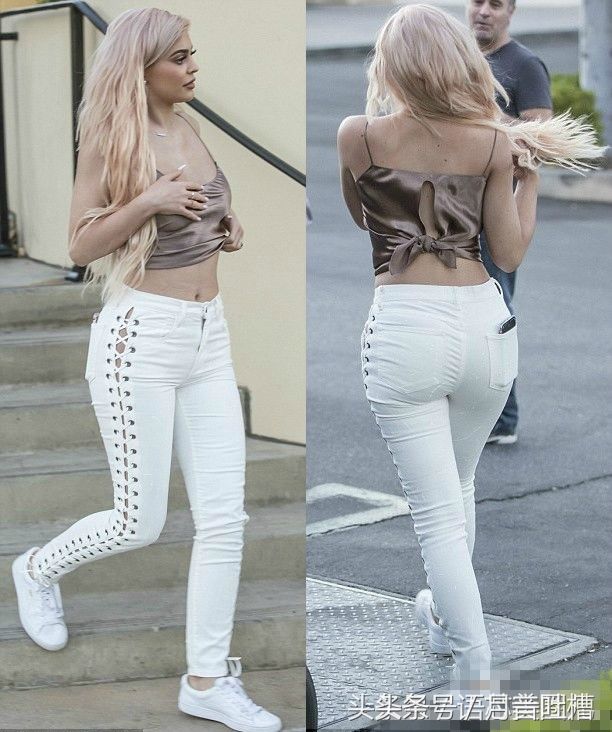 19岁金小妹Kylie换新发色 与男友及其儿子外出其乐融融!