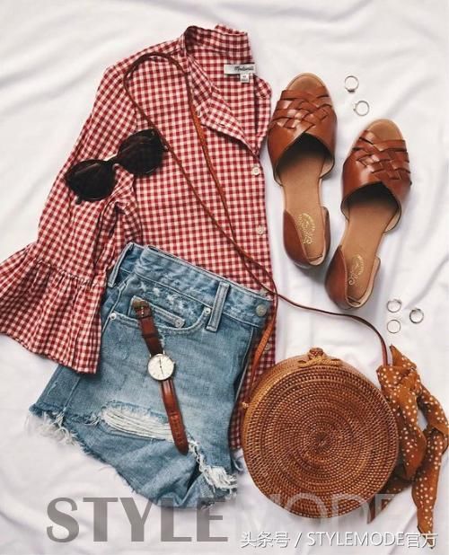 降降温，4个属于的韩式轻质穿搭！